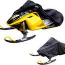 Budge Sportsman Snowmobile Cover, Waterproof & UV-Resistant Heavy-Duty Protection, Fits Snowmobiles up to 130" L x 51" W x 48" H, Black