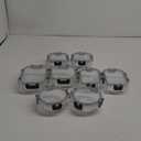 M MCIRCO 24-Piece Glass Food Storage Containers with Upgraded Snap Locking Lids,Glass Meal Prep Containers Set - Airtight Lunch Containers, Microwave, Oven, Freezer and Dishwasher (Gray)