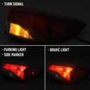 Huray Right Halogen Outer Tail Light Fit for Chevy Trailblazer L/LS/LT 2021-2025 RH Taillight Back lamp Rear Brake Lamp Assembly OE Style Replacement for GM2805147 (Passenger Side)