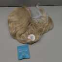 KOME Blonde Synthetic Lace Front Wig,136 Curly Glueless Wigs for Women Daily Use 26IN