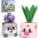 Botanicals Flowers Plants Building Blocks Toys for Kids - Teens Boys Girls, Adult Desk and Room Decor Displays - Christmas Stocking Stuffers and Birthday Gifts