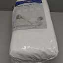 Goose Feather Pillows Queen Size Pack of 2 - Hotel Down Bed Pillow for Sleeping, Soft 600 Thread Count Cotton Cover, Fluffy Support Surround Fill Polyester for Side, Stomach, Back Sleepers