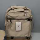 Hynes Eagle Rolling Backpack 42L Backpack with Wheels Airline Approved Carry on Luggage Laptop Travel Suitcase Bag for Women Men Khaki