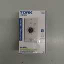TORK C512H Spring-Wound in-Wall Twist Timer with Commercial Style Metal Plate and 12-Hour Length for Automatic Shutoff of Motors or Lights