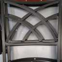 Mid Century Modern Swivel Bar Stool Set of 2, Counter Height Bar Stools with Back, Faux Leather, 350lb, 30" Whisky