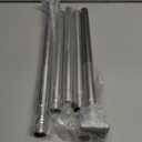 Chrome Shower Curtain Rod Spring Tension 30 to 80 Inch,1 Inch Diameter Adjustable Shower Rods for Bathroom,No Drilling