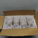 Stemless Wine Glasses Set of 8, 18oz Red White Wine Glasses,Lead-free Wine Glasses for Home, Party, Wedding, Ideal Wine Accessories Gift,Clear