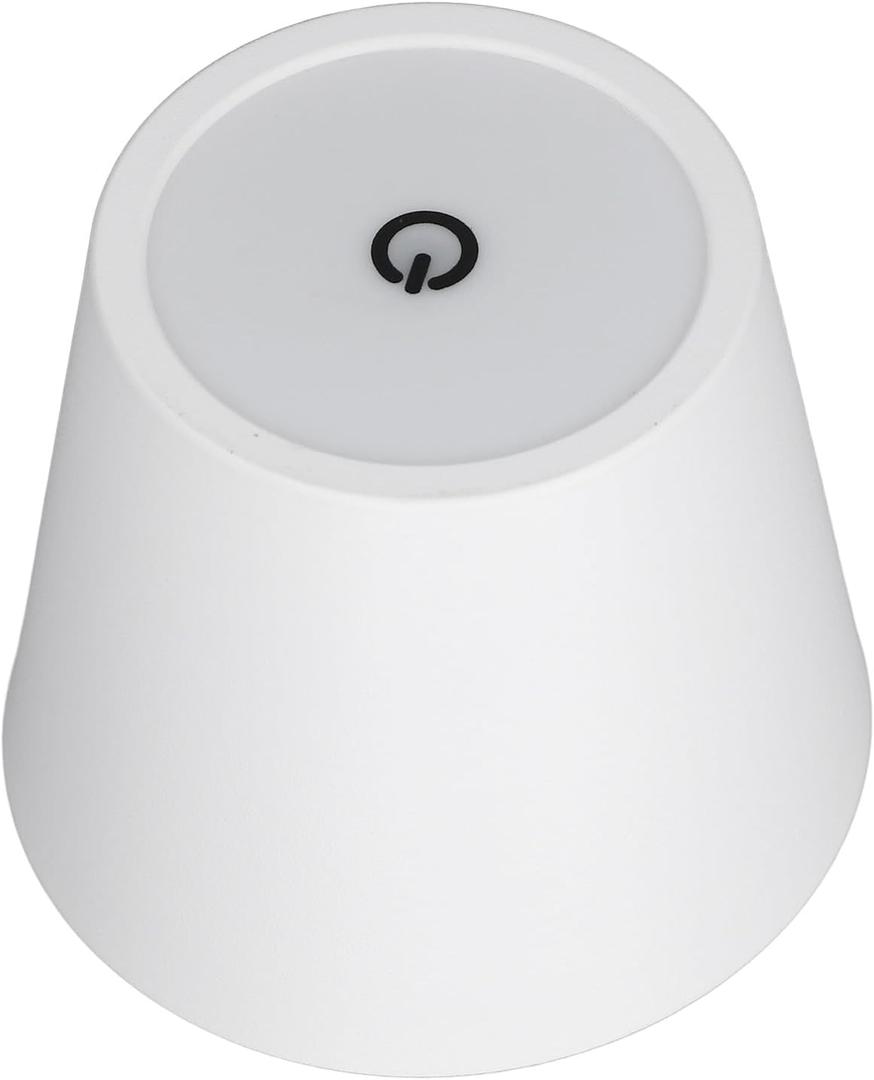 Wine Bottle Light, Wireless Bottle Lamp Iron Art Cordless for Restaurant (White)