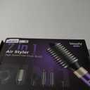 7-in-1 Hair Dryer Brush and Hair Styler Set  Fast Drying, Curling, Straightening & Volumizing  Hot Air Styling Tool with No Heat Damage  for All Hair Types  Lavender