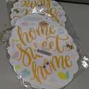 2 x Bee Decor Accessories Bee Decorations for Home Funny Wall Art Decor Hanging Sign Wood Plaque Block for Home Farmhouse Gate Living Room Bedroom