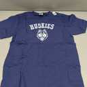 Huskies Mascot for Youth Teams Players and Fans T-Shirt (Blue, L)