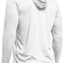 Men's UPF 50+ Sun Protection Hoodie Shirt Long Sleeve SPF Fishing Outdoor UV Hiking Lightweight Shirts