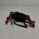 Halloween Dog Costume, Spider Pet Outfit, Small Dog Cosplay Accessory, 41.73x15.75x10.24 Inches Furry Legs Design, Adjustable Straps for Party Parade Holiday Events, Photoshoot Dress Up Fun (Orange)