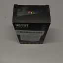 HOTUT Toilet Night Lights, 2PCS Motion Sensor with Star Projector, USB Rechargeable 16 Colors Changing LED Bowl Lights, Bathroom Accessories Decor, Funny Gift for Men, Women, Kids