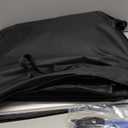 DKMHA Hard Bottom Back Seat Extender for Dogs, Odorless Materials Dog Car Seat Cover Holds 300lbs with 2 PCS Retractable Dog Seat Belt and 2 PCS Pet Collapsible Bowls, for Car SUV Truck