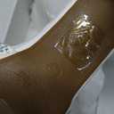 DREAM PAIRS Women's Open Toe Kitten Heel Sandals (7.5, White)