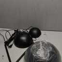 Black Vintage Floor Lamps for Living Room, Ambient Lighting Bedroom Lamps Mid Century Modern Decor Corner Lamp, 65 Tall Mushroom Reading Lights Torchiere Industrial Stand Up Decorative Lamp