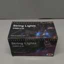 HOME LIGHTING 66ft Halloween Decorative Mini Lights, 200 LED Green Wire Fairy Starry String Lights Plug in, 8 Lighting Modes, for Indoor Outdoor Xmas Tree Wedding Party Decoration (Purple)