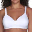 Vanity Fair Women's Full Figure Beauty Back Smoothing Bra, 4 Way Stretch Fabric, Lightly Lined Cups up to H
