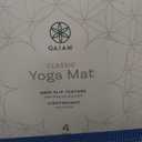 Gaiam Print Yoga Mat, Non Slip Exercise & Fitness Mat for All Types of Yoga, Pilates & Floor Exercises, 68"L x 24"W x 0.16"Th