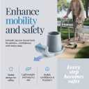 Walker skis Glides for Folding Walkers 4 Pack Walker Accessories Walker Glides for Seniors