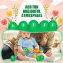 30Pcs Easter Eggs,2.36" Plastic Empty Fillable Easter Eggs for Easter Filling Easter Hunt,Easter Themed,Basket Stuffers Fillers Crafts Party Favor(Green)