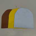 Newborn Beanie Hats, 3 Pack, Yellow/Blue/Brown