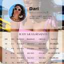 Herseas Women's Tie Shoulder Bikini Sets 2 Piece Striped Swimsuits High Waisted Bathing Suits (Red, L)