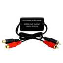 Conext Link RCA Stereo 2 Channel Ground Loop Isolator Signal Noise Filter Suppressor Reducer Alternator for Car Audio Stereo13600