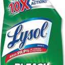 Lysol Bleach Toilet Bowl Cleaner, (9X24oz), 10X Cleaning Power