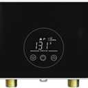 Kweetle Under Sink Instant Hot Water Heater, 110V 5500W Tankless Water Heater Electric with Digital Display Touch Screen Save Space, On-Demand Water Heater Point Of Use for Kitchen,Laundry,RVs