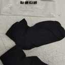 Merino Wool Ankle Socks, Men's Women's 90% Wool Athletic Thin Running Moisture Wicking Socks, 3 Pairs (Large, #Black)