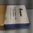 Cube Storage Bins 13x13 Linen Foldable Box with Handles, Collapsible Organization Basket Set of 4 Large Capacity Drawer for Closet Shelf Cabinet Bookcase Bedroom, Navy Blue