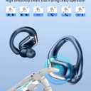 Wireless Earbud, Bluetooth 5.4 Headphones IP7 Waterproof for Sport, 50H Running Wireless Earphones with ENC Noise Cancelling Mic, Deep Bass Over Ear bud with Earhooks for Android, iOS, Workout, Gym
