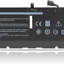 ROLADA DXGH8 Laptop Battery Compatible with Dell XPS 13 9370 9380 Inspiron 13 7390 7391 2-in-1 5390 5391 7490 Latitude 3301 E3301 Vostro 5390 5391 Series D1605G D1605S [7.6V 56Wh]-New Noetbook Battery