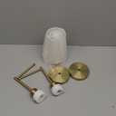 Battery Operated Wall Sconce Set of 2,Rechargeable Wall Lights with Dimmable Detachable Bulbs and Remote,15 Colors Wireless Wall Lamps for Bedroom Living Room Hallway,Gold(2 Pack)