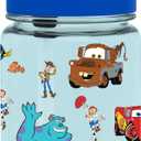 Simple Modern Disney Kids Water Bottle Plastic BPA-Free Tritan Cup with Leak Proof Straw Lid | Reusable and Durable for Toddlers, Girls and Boys | Summit Collection | 12oz, Pixar Pals