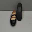 DREAM PAIRS Women's Silver Square Toe Mary Jane Flats: Comfortable Casual Slip On Dress Shoes with Buckle Strap for Women's Daily Wear, Size 7