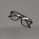 FEISEDY Blue Light Blocking Glasses Fake Nerd Clear Square Computer Lightweight Pilot Glasses Frame Oversized B2866