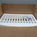 IRIS USA Dog Playpen 24" 4-Panel Puppy Playpen, 35 x 35 x 24, Puppy Fence, Dog Playpen, Dog Play Pen Indoors, Pet Fence, Puppies/Small Dogs, White