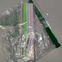 Reusable Silicone Straws - Openable & Washable, Easy to Clean, Straight Smoothie Straws - 4 Pcs, BPA Free, Eco-Friendly, Cold & Hot Compatible