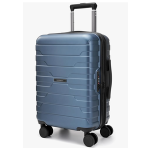 BAGSMART Carry On Luggage 22x14x9 Airline Approved with TSA Lock,20 Inch Lightweight Luggage with Spinner Wheels,100% PC Hard Shell Carry On Suitcases for Men Women,Royal Blue
