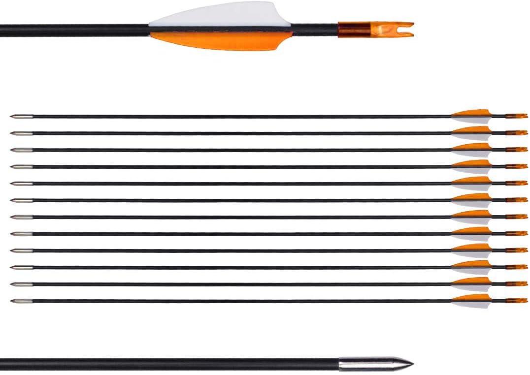 31" Training Arrows-Archery Practice Target Arrows for Youth or Beginners