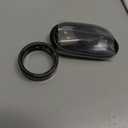 Mirlray Smart Ring for Women & Men, Smart Ring Health Tracker, Blood Oxygen & Heart Rate Monitor Sleep Ring, Waterproof Fitness Ring, Long Lasting Battery Smart Rings (Black, #10)