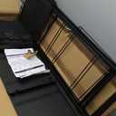 Kitstorack Laundry Hamper with Shelf - Laundry Basket Organizer with 3 Pull-Out Removable Bags Laundry Sorter Dirty Clothes Hamper for Laundry Room Storage Bathroom, 3 X 11.8 Gallons (44.5L) (Black)