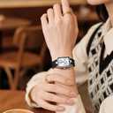 OLEVS Watch for Women Silicone Band Waterproof Luminous Wristwatch Minimalist Fashion