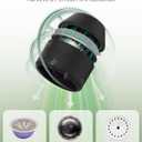 Grasseed Reusable VertuoLine Capsule Kit for Nespresso Pods with 100Pcs Aluminum Foil Seals Lids, Refillable Coffee Pods for VertuoLine to Refill Pods