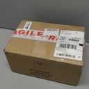 HORLIMER 10 oz Glass Coffee Mugs Set of 6, Clear Coffee Cup with Handle for Tea Cappuccino Latte Milk Juice Hot Beverages