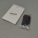 2018-2025 Flip Type Leather Key Fob Cover, Compatible with Jeep Wrangler JL JLU Rubicon Wagoneer Gladiator JT Sahara JLU etc, Retro Style Design Key Holder Protector (Blue) (4 Button)