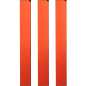 ECYC 3 Pcs 1.18x39.37 inch DIY Striped Mirror Stickers, Self Adhesive Mirror Acrylic Wall Decals Removable Mirror Strips for Home Decoration,Red